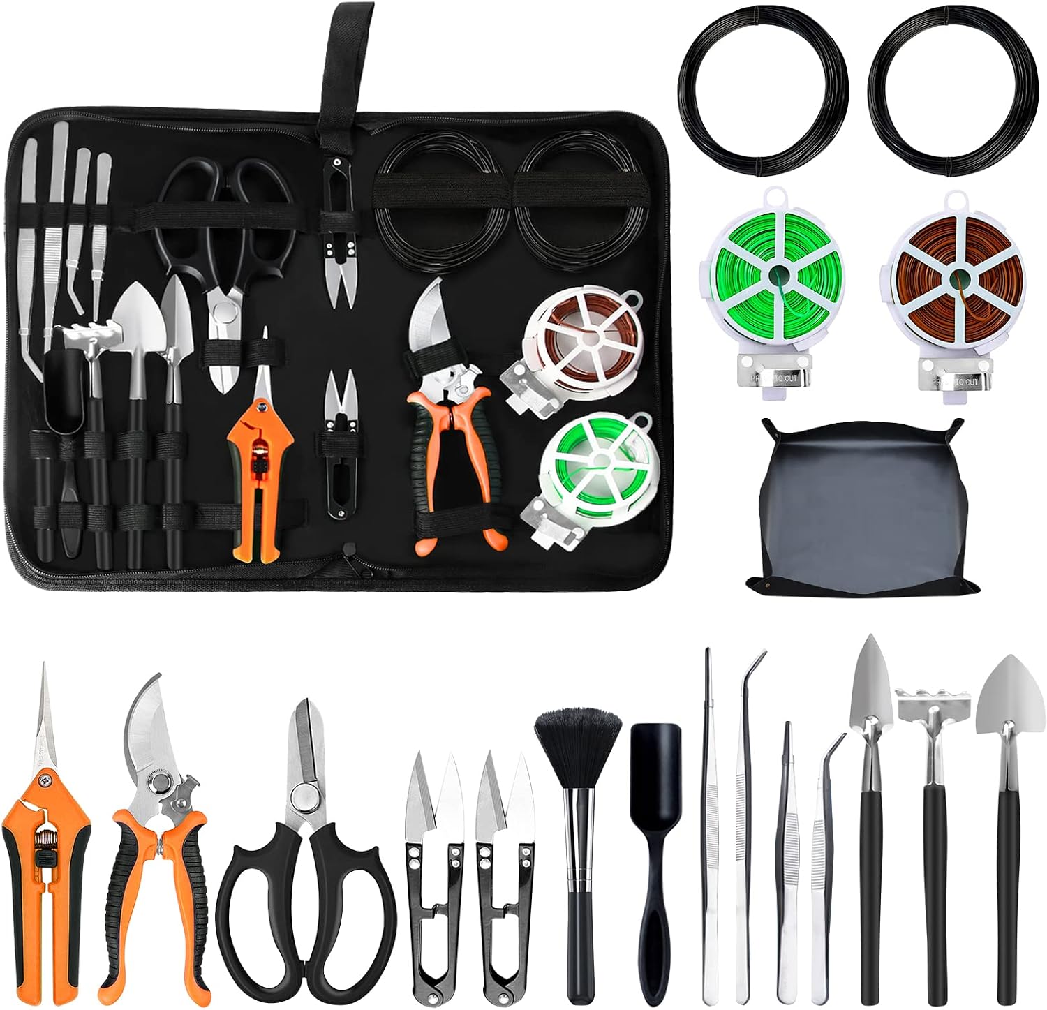 20-Piece Bonsai Cultivation Tool Set