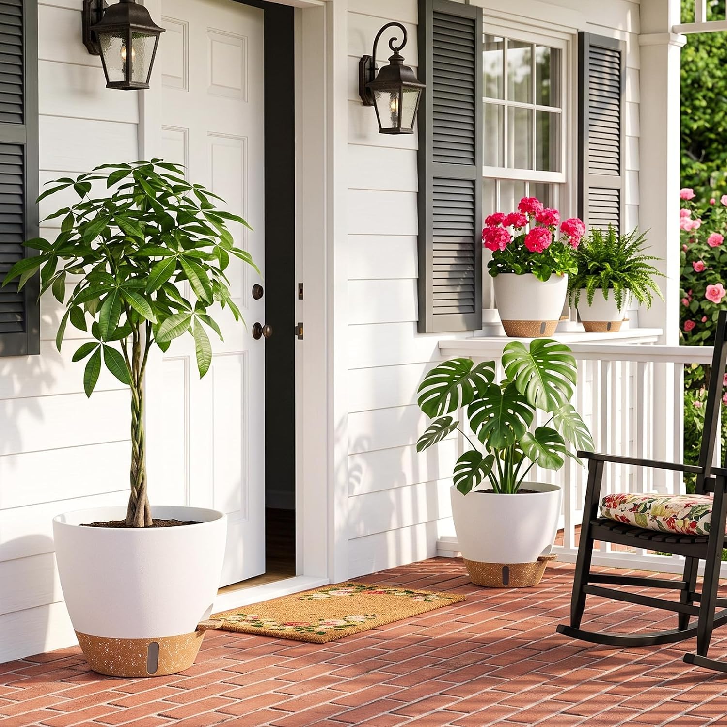 5-Piece Self-Watering Plant Pots Set