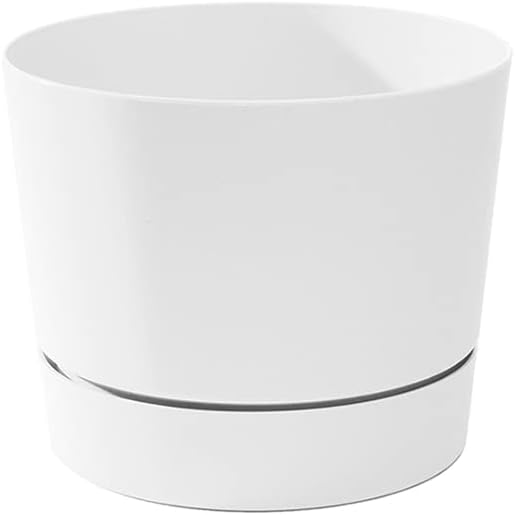 Matte White Cylinder Planter