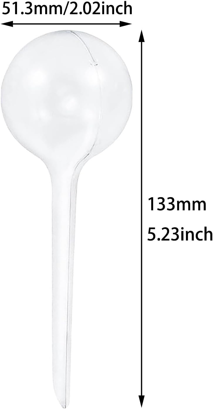 Ten-Pack Clear Watering Globes